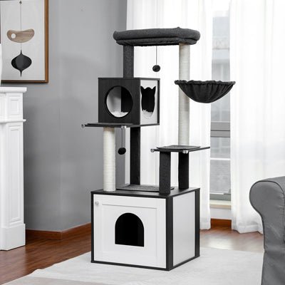 Arbre à Chat en bois | Design Élégant - MinouVillage