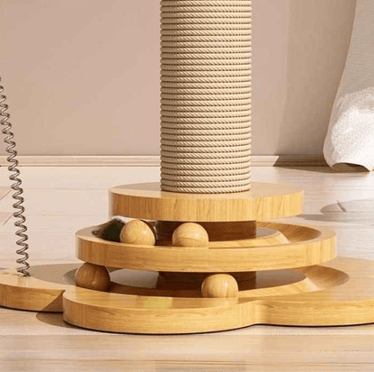 Arbre a chat en bois | NaturDesign - MinouVillage