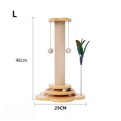 Arbre a chat en bois | NaturDesign - MinouVillage