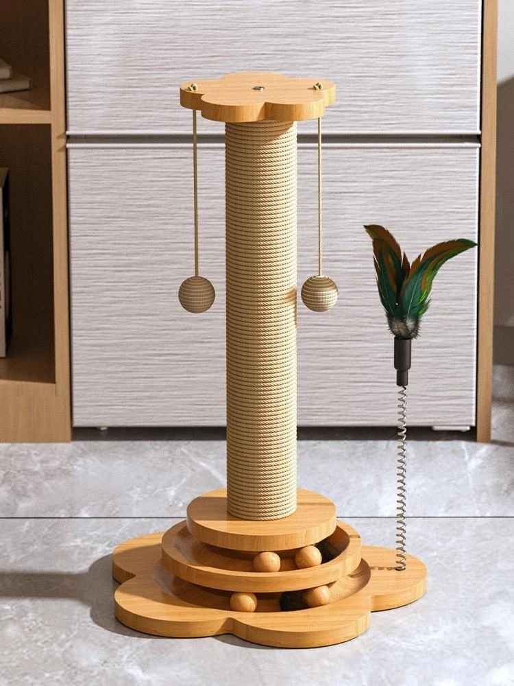 Arbre a chat en bois | NaturDesign - MinouVillage