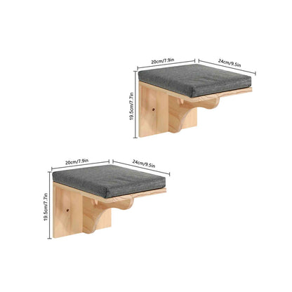 Arbre à Chat Mural | Compact & Élégant - MinouVillage