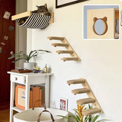 Arbre a chat mural design - MinouVillage