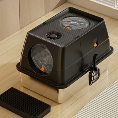 Bac à litière Chat | Design Anti - odeurs - MinouVillage