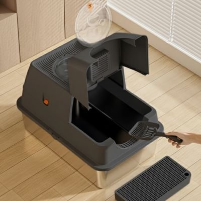 Bac à litière Chat | Design Anti - odeurs - MinouVillage