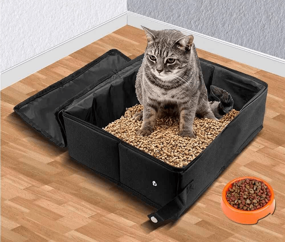 Bac à litière Chat | Pliable Nomade - MinouVillage