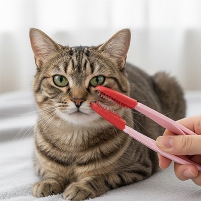 Brosse chat | Anti - Poils Douceur - MinouVillage