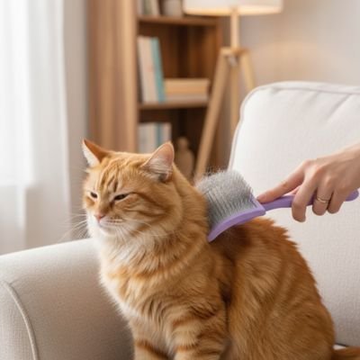 Brosse pour chat poil long | DémêlDoux - MinouVillage