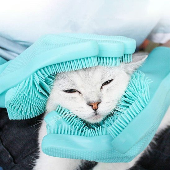 Gant de toilettage 2 - en - 1 | PetBrush - MinouVillage