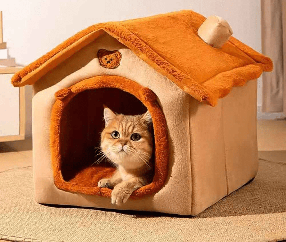 Niche pour chat | Douillette Lavable - MinouVillage