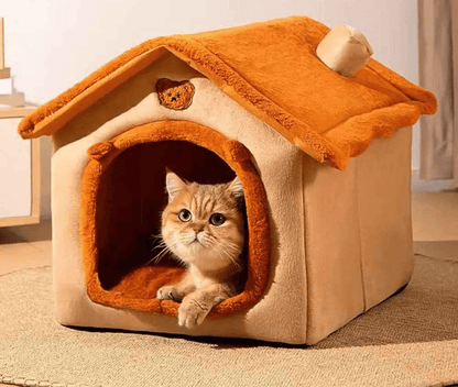 Niche pour chat | Douillette Lavable - MinouVillage