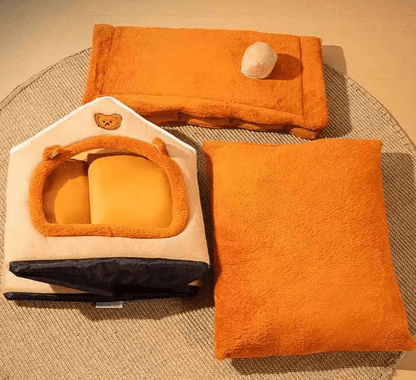 Niche pour chat | Douillette Lavable - MinouVillage