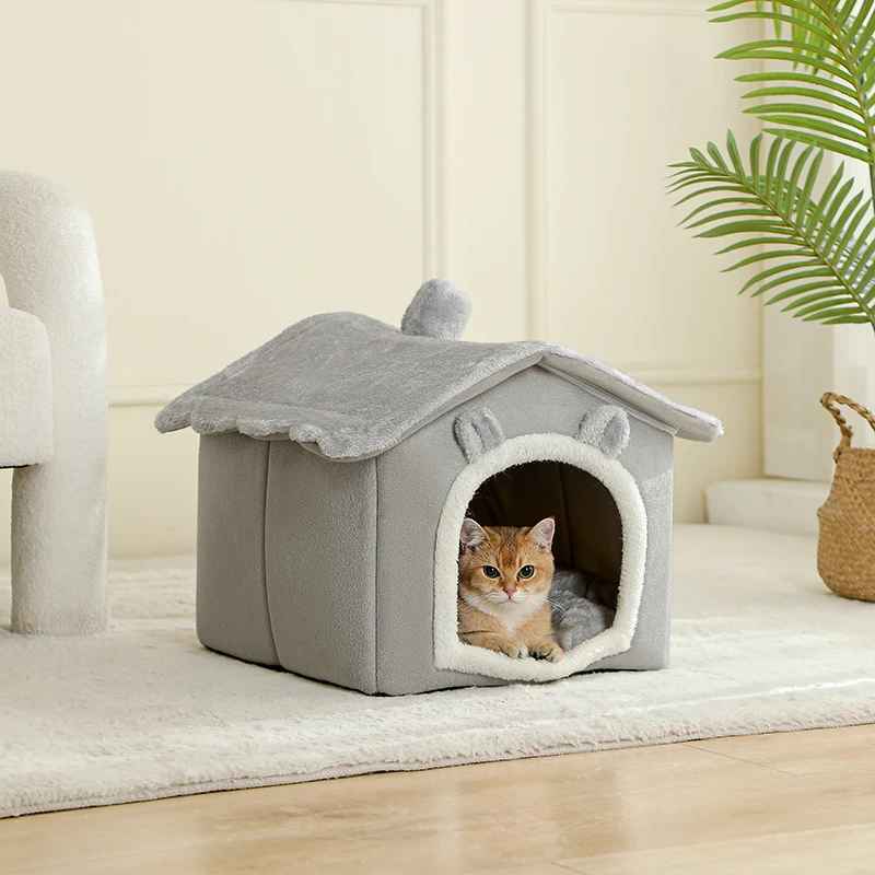 Niche pour Chat | Pliable et Lavable - MinouVillage