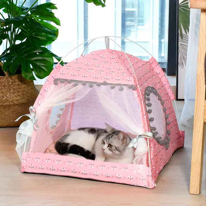 Niche pour chat | Semi - fermée 4 saisons - MinouVillage