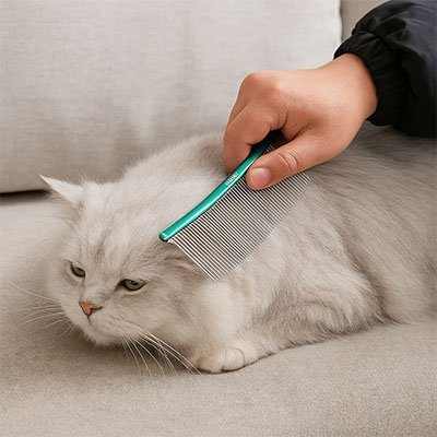 Peigne pour chat | Anti - nœuds - MinouVillage