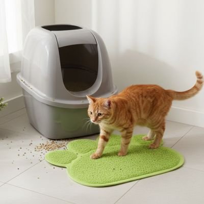 Tapis Litière Chat | AntiDispersion - MinouVillage