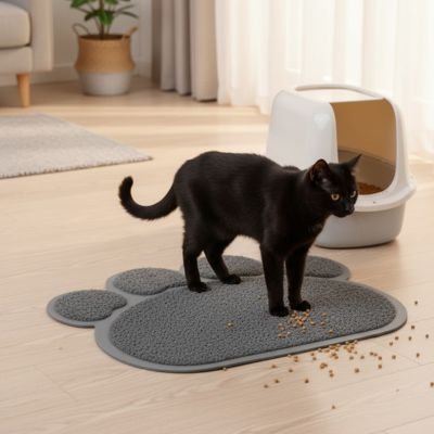 Tapis Litière Chat | AntiDispersion - MinouVillage
