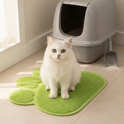 Tapis Litière Chat | AntiDispersion - MinouVillage